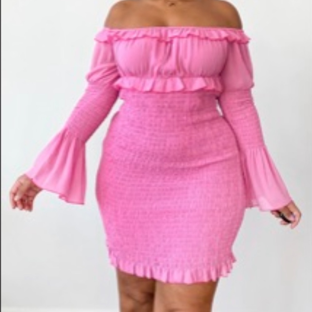 PrettyLittleThing Pretty in Pink cocktail dress. Size Women’s 14